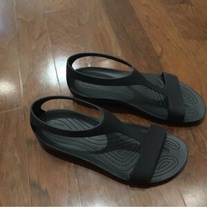 CROCS Black Women's Sandals